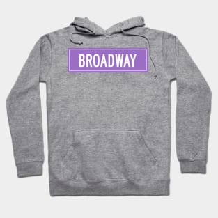 Broadway purple Hoodie